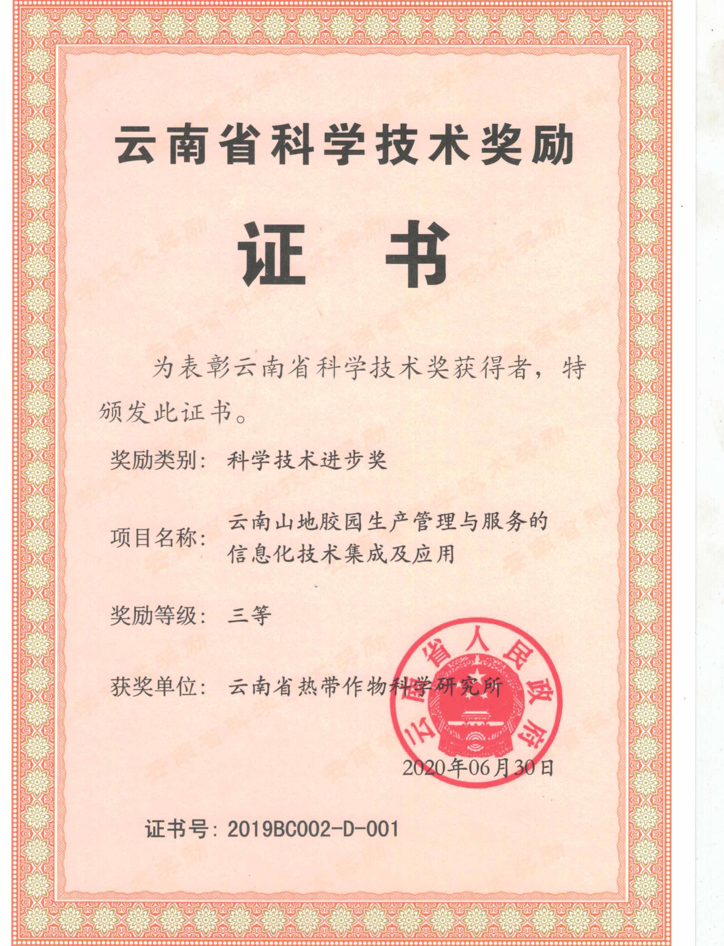 获奖