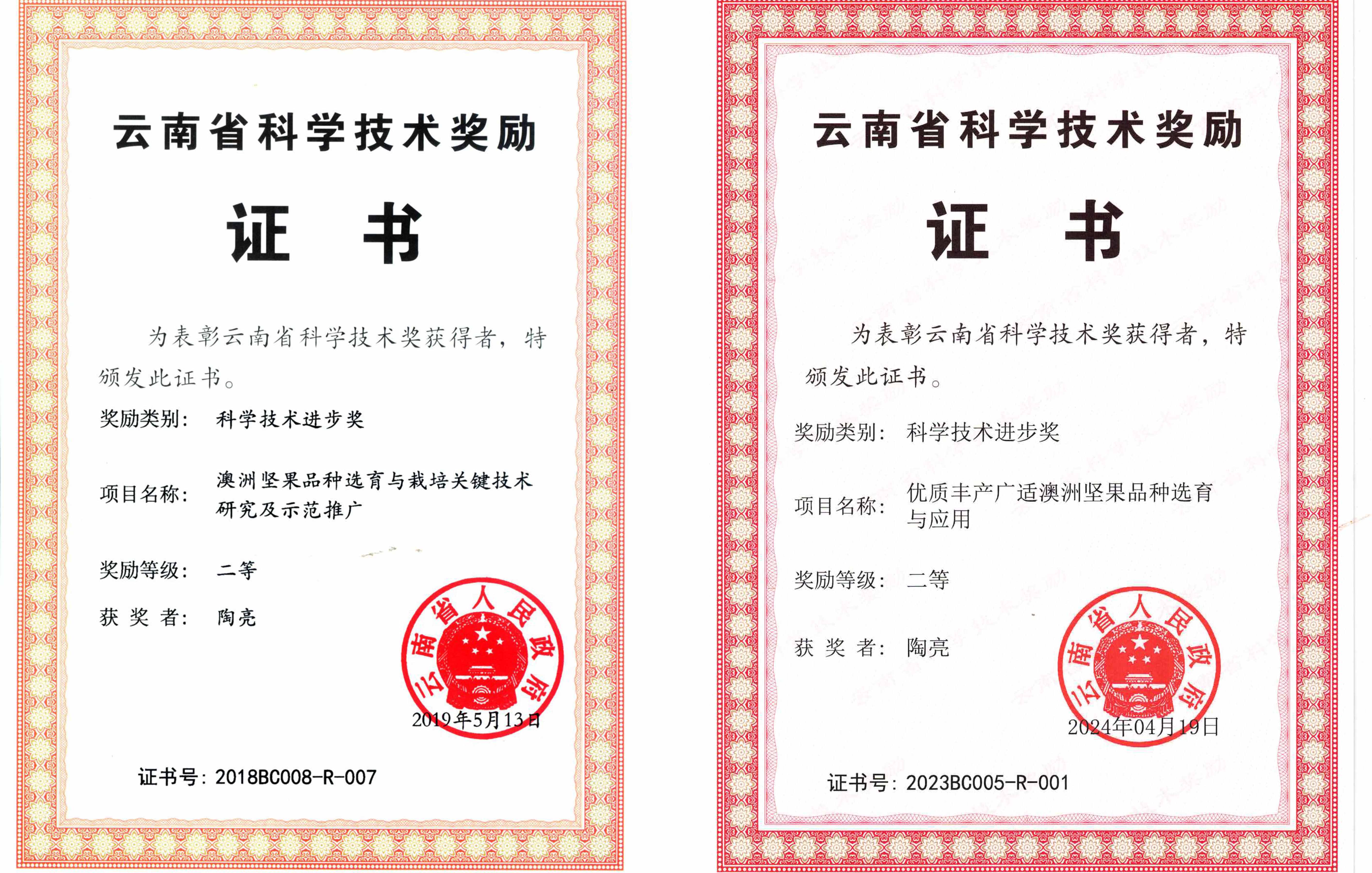 获奖